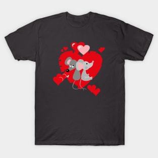 Mice and love T-Shirt